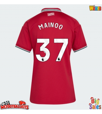 Manchester United Kobbie Mainoo #37 Replica Home Stadium Shirt for Women 2026-27 Short Sleeve